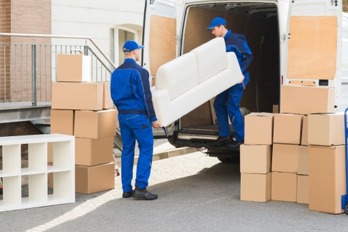 Local movers preparing for a home move in West Heath